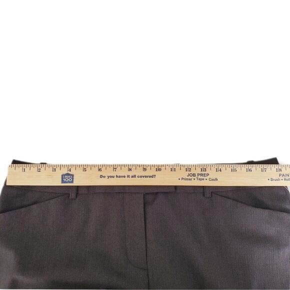 Tahari Women Suit Dress Pant Gray 16 Stretch Straight Leg Career Modern Neutral - Picture 10 of 15